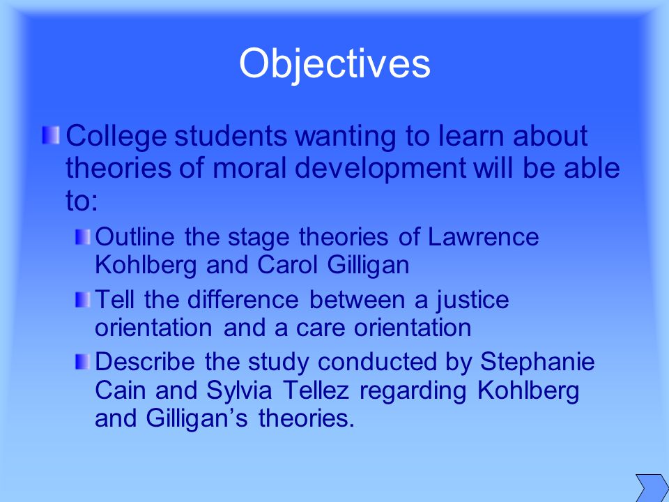 Lawrence Kohlberg's stages of moral development